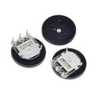 10 Pcs B103 16x2mm 10K Ohm Double Dial Taper Volume Wheel Duplex Potentiometer
