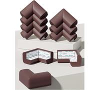 10 Pcs Baby Foam Corner Guards,Kids Table Protector,Suitable For Coffee Table,Desk,Furniture,Fireplace,Pointed Corners (Brown)