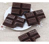 - 10 pcs Barre de chocolat Sweet Candy Faux Nourriture miniature à dessert Ice Cream Dos plat cabochons décorative arrière Dp073