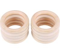 10 pcs Bébé Infant Naturel Bois Anneau de dentition Jouet Bracelet Bois Bricolage