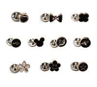 10 Pcs Bouton Broche,SHONCO Broches Pin Safety of Women Shirt,pour Badges,Pulls,Cardigans,Vêtements,Jeans,Foulards Décoration
