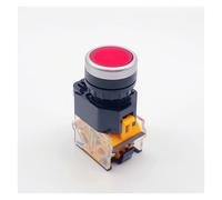10 PCS,Button Switch,Momentary/Locking,Electrical Equipment,10A 110V-440VAC,1NO/1NC,No Light,LA38-11BN NWPNLXEA(1 ON - 1 NC red,Self reset)