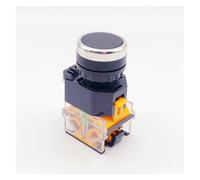 10 PCS,Button Switch,Momentary/Locking,Electrical Equipment,10A 110V-440VAC,1NO/1NC,No Light,LA38-11BN NWPNLXEA(1 ON - 1 NC black,Self-locking)