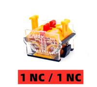 10 PCS,Button Switch,Momentary/Locking,Electrical Equipment,10A 110V-440VAC,1NO/1NC,No Light,LA38-11BN NWPNLXEA(1 NC - 1 NC,Self-locking)