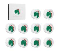 10 PCS Caches Prisese F en Silicone, Caches de Protection pour Prises Schuko Type F, Protège Prise Sécurité Enfant, Protege Prise Electrique Bébé, Protection Prise Bebe, Couvercle Prisese Sans Adhésif