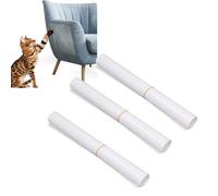 10 Pcs Cat Scratch Furniture Protector Ruban, Transparent PVC Cat Scratch Furniture Protector Ruban, Grattant Dissuasif pour Les Coins Canapés, Les Murs, Les Portes (XL)