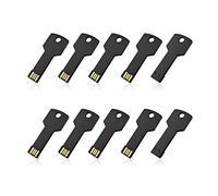 10 pcs Clé USB 8 Go Design n métal USB 2.0 Flash Drive bâton de mémoire en Forme de n métal 2 G Noir