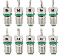 10 pcs Climatisation de voiture Aiguilles de vannes résistantes à la haute pression pour le réfrigérant R134A
