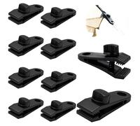 10 Pcs Clip De Bâche Tente Attache Clips De Bâche Résistants, Pince Bache Piscines Attache Piscine Pour Fixer La Bâches, Couverture Pour Camping Et Extérieur