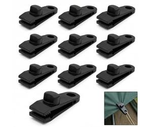 10 Pcs Clip De Bâche Tente Attache Clips De Bâche Résistants, Pince Bache Piscines Attache Piscine Pour Fixer La Bâches, Couverture Pour Camping Et Extérieur