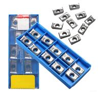 10 pcs CNC Carbure Insert Fraise, APKT1604PDER-MA3 H01 Fraisage Carbure Inserts Lame pour Aluminium APMT1604