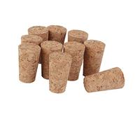 10 pcs conique en bois Bouchons en liège Bouchon TOPS pour bouteille Bocal Craft 21 x 14 x 22 mm