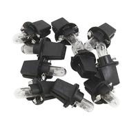 10 Pcs DC 12V 1,2W T5 74 Jauge Tableau bord Jaune feu régie voiture interne