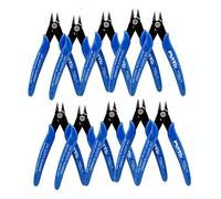 10 Pcs Electrical Wire Cable Cutter,Micro Cutting Plier Diagonal Side Cutter Flush Cutter for Coil DIY Jewelry Craft Model-Making Cutting Zip-Ties