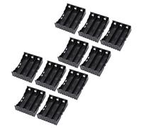 10 Pcs en Plastique Noir Boitier de Piles pour 3 x 3,7V 18650 Piles