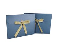 10 pcs Enveloppes Cadeaux avec Rubans Noeud Sac-Cadeaux en Forme d'Enveloppe Boîte D'emballage pour Foulard Écharpe en Soie Chemise Décorative Boite pour Noël Thanksgiving Anniversaire De Mariage