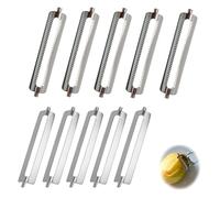 10 PCS Éplucheurs de rechange, Lames de rechange pour éplucheurs d'asperges, Éplucheur de légumes, Éplucheur de pommes de terre, Lames en acier inoxydable pour cuisine