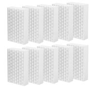 10 Pcs Eponge Magique, Éponge Magique de Nettoyage, Éponges Efface-saleté, Gomme Magique Lavables Reutilisables pour Effacer La Saleté, Maison, Cuisine, Mur, Salle de Bain, Sols - Blanc