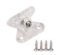 10 Pcs Équerre de Coin,Entretoises Angle Amovibles Forme L,3 en 1 Connecteur Alliage Zinc Butterfly Fixations,Combinaison Butterfly Coin Stand,Connecteurs Acier Inoxydable avec Vis pour Meubles Bois