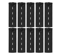10 PCS Extensions élastiques à La Taille Réglables, Rallonges De Taille élastiques Pour Pantalons, Rallonge Bouton Pantalon Kit, Extension De Taille Sans Couture, Ajusteur Confortable Et Pratique