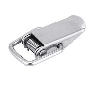 10 PCS Fermeture à Levier Fermoir de Tension Ressort à Bascule Loquet Catch Pince Clips Hasp Lock Fastener Cuisine Meubles Catch Hardware Pièces (Acier Inoxydable 201)