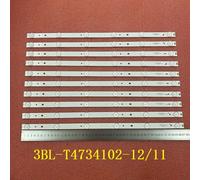 10 PCS for 1 TV Barre LED Nipseyteko 10 pièces/ensemble, SCEPTRE X50 X505BV CTNV93CM 11/U505CV-UMC 49E3505A LC490DUJ SG E3