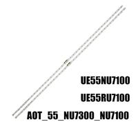 10 PCS For 5 TV 60 pcs/lot LED Rétro-Éclairage bande Samusng 55NU7100 UE55NU7300 UE55NU7100 UE55NU7105 AOT_55 _ NU7300 _ NU7100 BN96-45913A BN61-15485A ""Nipseyteko