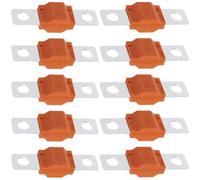 10 Pcs Fusible Midi à Courant Elevé,Fusible Midi 30A,Fusible boulonné,Lot de Fusible Voiture pour Voitures,Camions,Bus,Véhicules d'ingénierie,Navires（32V,Orange)