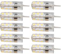 10 Pcs G4 LED Bulbs Bi Pin Base Silicone Warm White 3000K 1.5W AC220V 110LM Landscape Bulbs Replacement