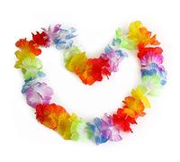 10 pcs Hawaiian Beach Luau Partie Fleur Guirlande Lei Leis Collier Coloré Déco Élégant et Populaire