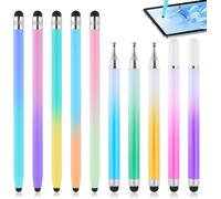 10 Pcs High Precision Touch Screen Stylus Pen for All Tablets, 2 in 1 Silicone Stylus Pen for Tablet and Mobile Phone with Dual Tip Compatible with All Tablets