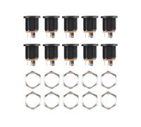 10 Pcs Jack de Prise D'Alimentation de Panneau Monte de 17.9x13.8mm
