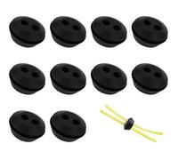 10 Pcs Joint de Tuyau d’Essence Bouchon de Tuyau de Carburant 2 Trous Œillet de Réservoir à Carburant Joint de Durite d'Essence de T