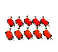 10 Pcs Limit Switch Long Hinge Roller Lever Arm Snap Action NWPNLXEA