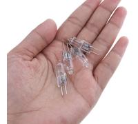 10 Pcs/lot Ampoule Halogène G4 DC 12 V Type G4 Halogène 20 W Clair Chaque Ampoule Est Livrée Avec Une Boîte Intérieure, Adaptée À La Décoration De La Maison.,blanc Chaud 2800-3200k,20W-5 Pièces