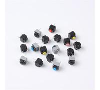 10 pcs/lot Bouton Muet 6 * 6 * 7,3 mm Quare Silent Mouse Micro Switch Rouge Noir Jaune Bleu Vert 3 Millions Rose 10 Millions de Temps (Color : Blue 3 Million) interrupteur industriel (Color : Pink 10