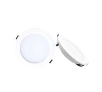 10 pcs/lot LED Downlight corps blanc 5 W 9 W 12 W 15 W 18 W LED ronde plafonnier DC 12 V 24 V AC 110 V 220 V chambre éclairage intérieur LED(Cold White,15W,DC12V)