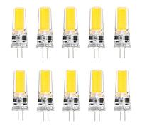 10 Pcs/lot LED G4 5 W 9 W Ampoule AC/DC 12 V 220 V Lampe À LED COB Projecteur Lustre Éclairage Remplacer 90 W 60 W Lampes Halogènes,Blanc Froid 9W,AC DC12V 10 Pièces