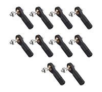 10 Pcs M3 3.0xL29mm Levier Direction Tringlerie Tie Rod End Rotule Tête avec Vis et Écrou pour RC Voiture