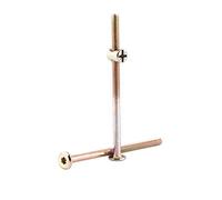 10 pcs M6 En Acier Au Carbone Hexagonale à Tête Creuse Vis à Métaux Boulons De Meubles Lit d'Enfant Avec Baril Écrous Goujon Connecteur Connecteur(100mm)