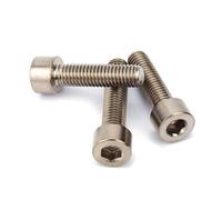 10 pcs M6 M8 M10 Titane Hexagone Tête À Six Pans Creux Vis Boulon(M6X60)