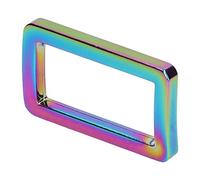 10 Pcs Métal Rectangle Anneau Boucle, Boucle Anneaux Sangle Ceintures Boucle Sangle Keeper Accessoires pour Ceinture Sacs DIY Accessoires Porte-clés Ceintures et Chien Laisse(25mm)