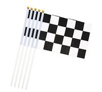 10 PCS Mini Flag à main drapeau international Stick Round Top Top National Country Flags, Party Decorations Supplies for Parades, Sports Events, International Festival ..