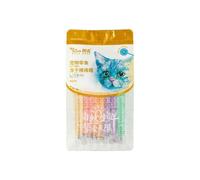 (10 pcs,Mixed flavors)Lanno Chicken Freeze-Dried Candy Cat Snacks Nutritious Chicken Fruit Flavored