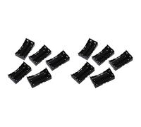 10 Pcs Noir Plastique 2 x 3.7V 18650 Batteries 4 Broches Batterie Boite Support