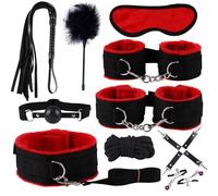 10 Pcs Nylon Fitness Set Accessoire, Accessoire D'EntraîNement Protecteur Pour L'Exercice De Puissance, Adapté à L'Exercice D'Agilité (Rouge)