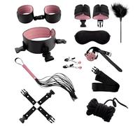 10 Pcs Nylon Fitness Set Accessoire, Accessoire D'EntraîNement RéGlable Pour L'Exercice D'éTirement, Convient à L'Exercice D'Agilité (Rose)