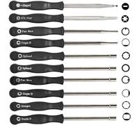 10 pcs Outil de réglage du carburateur Kit de Tournevis pour carburateur à 2 Cycles commun Réglage du Petit carburateur Moteur Réglage de l'outil de réglage