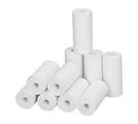 10 Pcs Papier Thermique, Rouleaux de Papier Imprimable pour Mini Imprimante 57 X 25 Mm, Papier Reçu Haute Sensibilité, Compatible pour Tickets de Caisses, Factures, Etiquettes, Rapports de Données, Ut