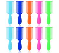 10 Pcs Peigne Bébé Double Face 5 Couleurs Peigne Puces pour Chiens Peigne à Dents Fines pour Pellicules pour Nouveau-né Bébés Animaux Adultes Peigne Poux pour Chiens
